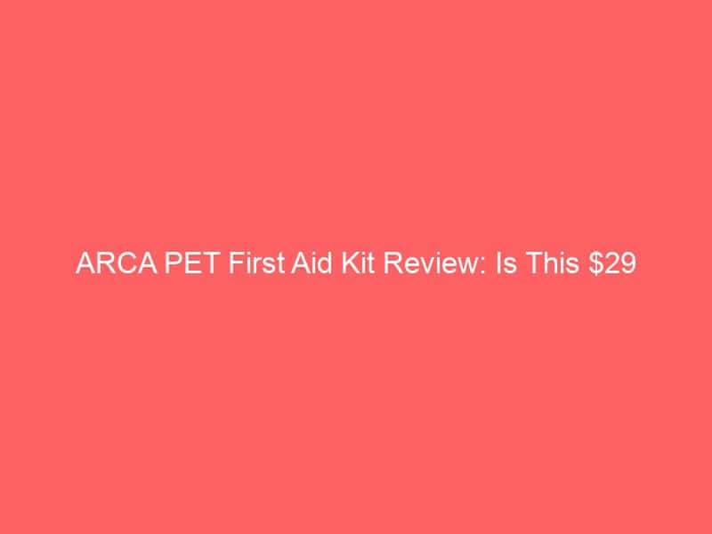 Pet first aid kit for dogs, emergency medical supplies for pet safety.